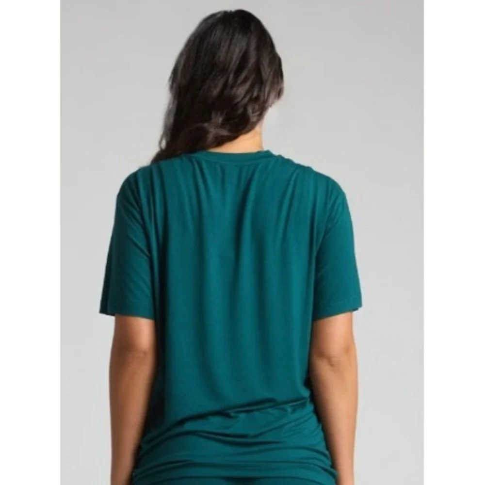 Comfrt Cloud Tee Alpine Green Short Sleeve Crewneck Oversized Lounge Shirt XL